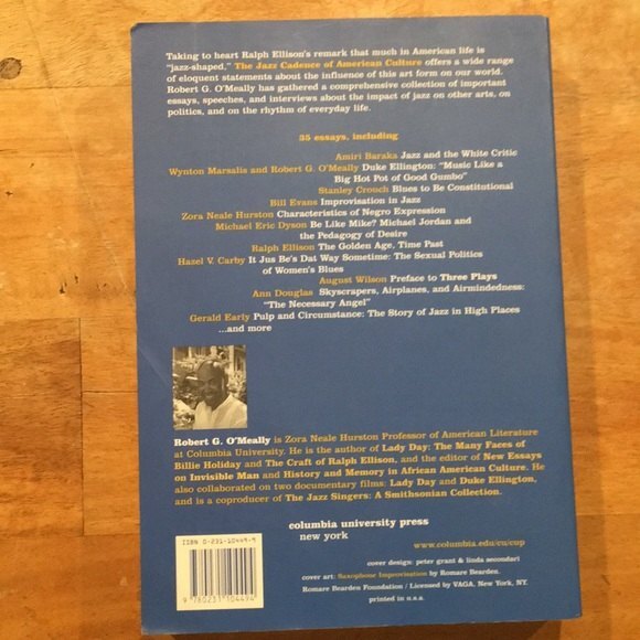 The Jazz Cadence of American Culture Robert G. O’Meally - Picture 4 of 4